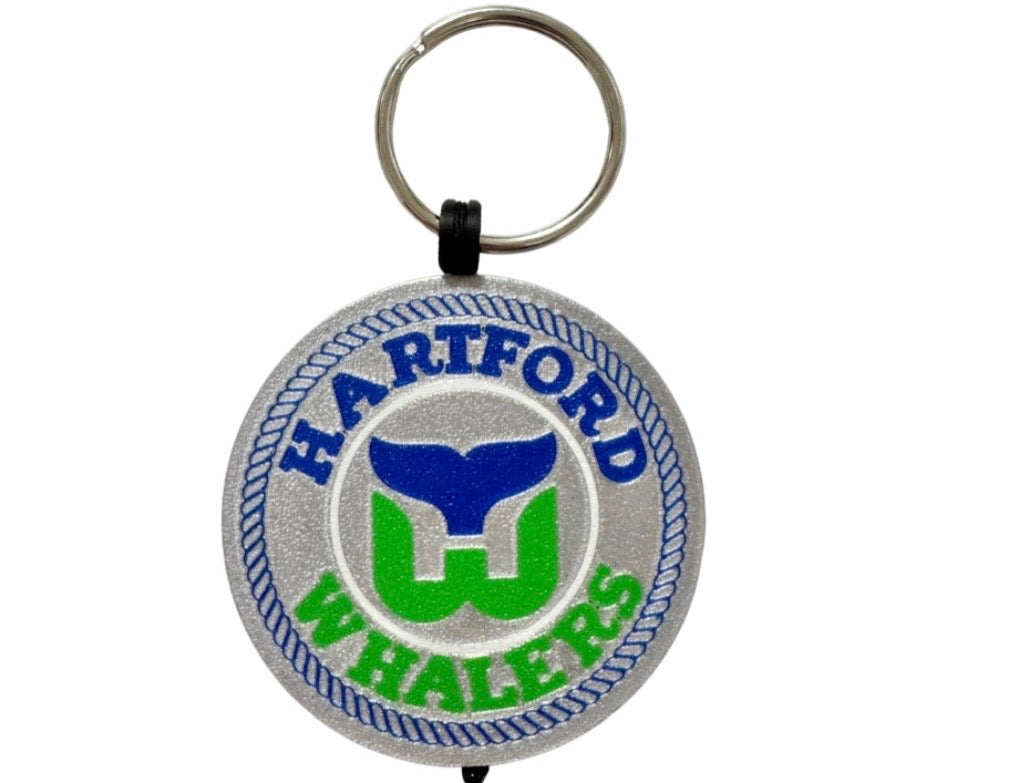 Hartford Whalers keychain