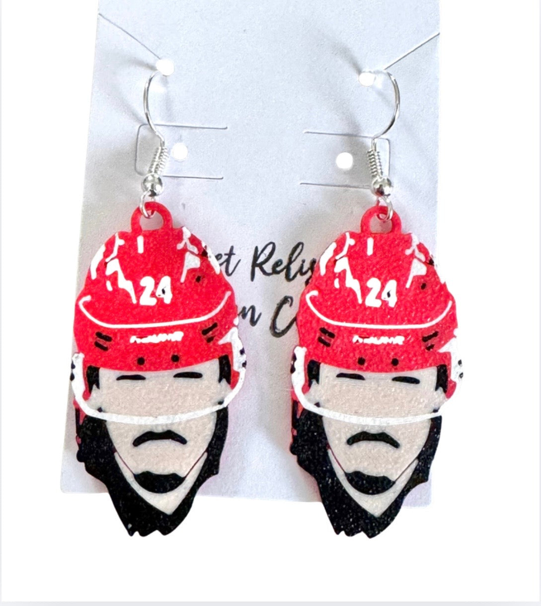 Jarvy face earrings