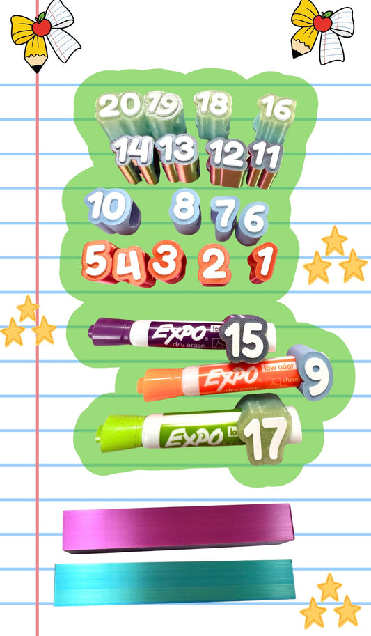 Dry Erase Expo Marker numbers