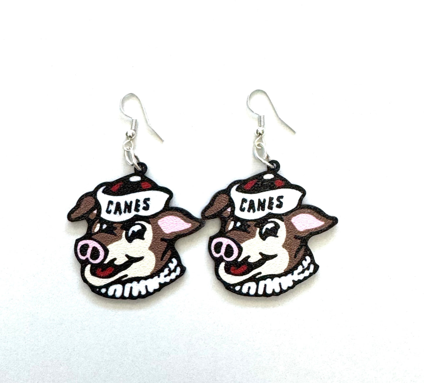 Retro Stormy the Ice Hog earrings