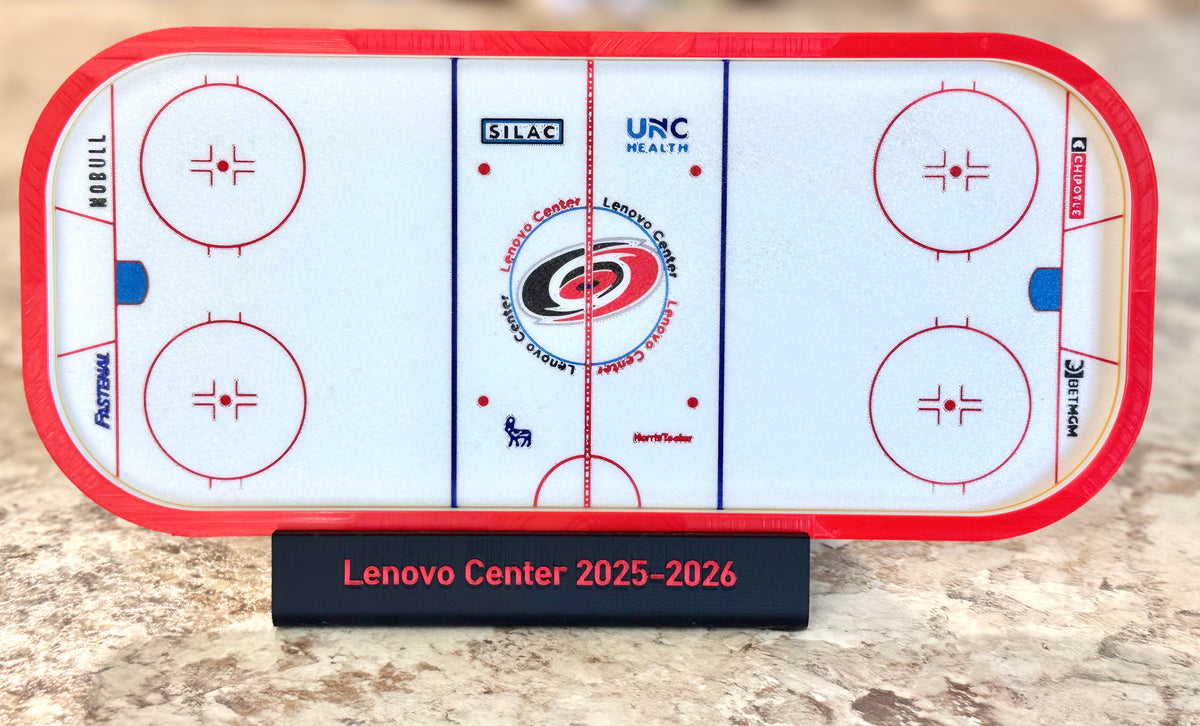 Canes Arena Desk Replica and stand