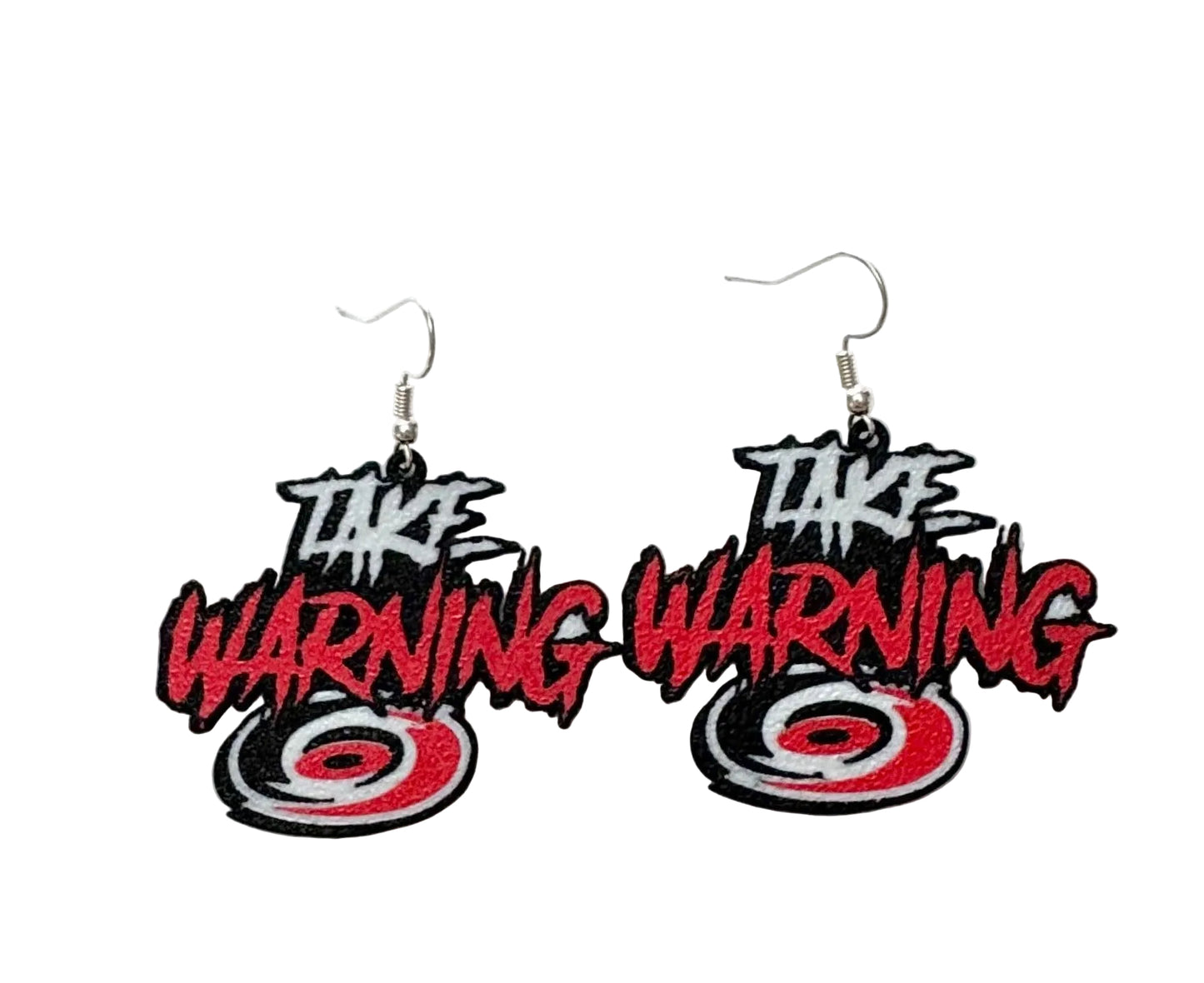 Take Warning earrings