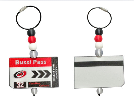 Bussi Pass keychain