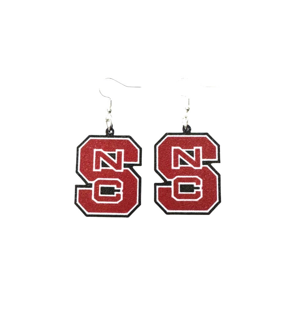 NC State earrings