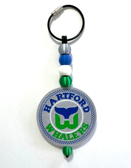 Hartford Whalers keychain