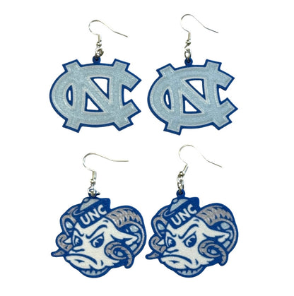 UNC earrings