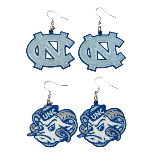 UNC earrings