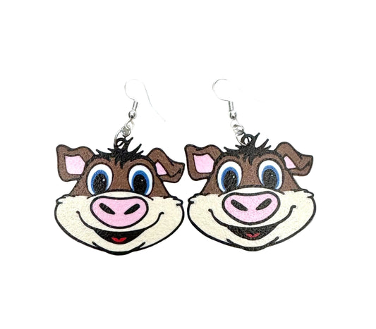 Stormy the Ice Hog earrings