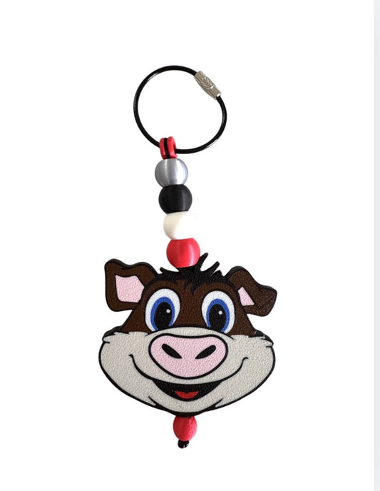 Stormy face keychain