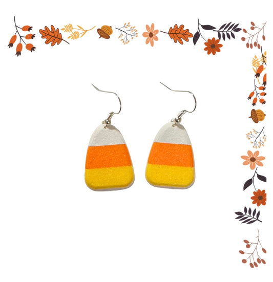 Candy Corn earrings