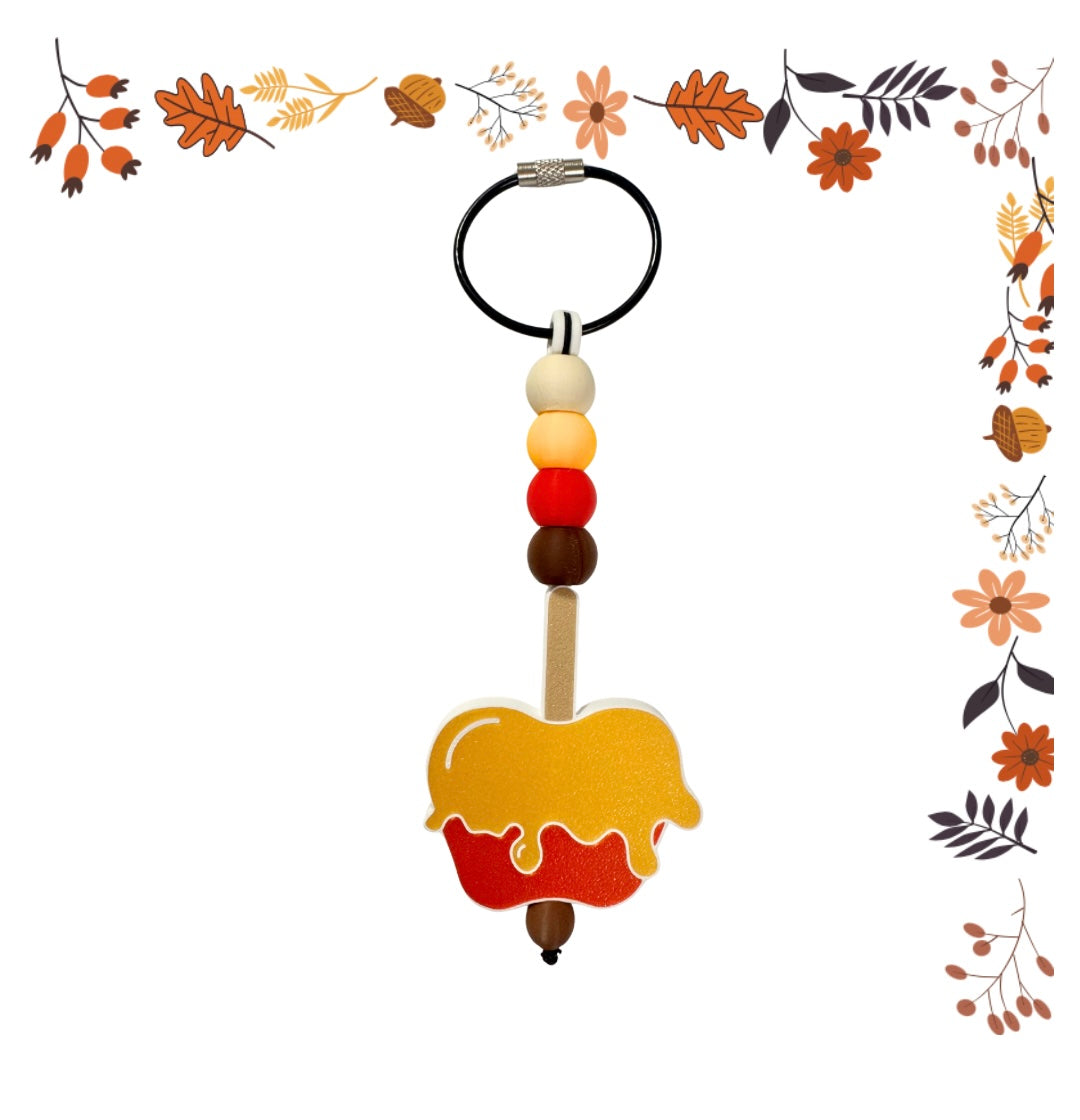 Caramel Apple bag charm