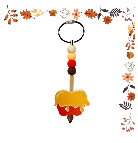Caramel Apple bag charm