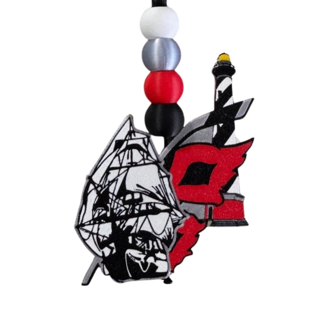 Carolina Icons- Hatteras & Queen Anne’s Revenge keychain